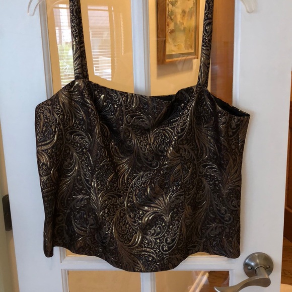 R&M Richards gold embellished top and jacket - Picture 4 of 4